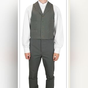 Gray Frontier Classics Old West Matching Trouser And Vest Set